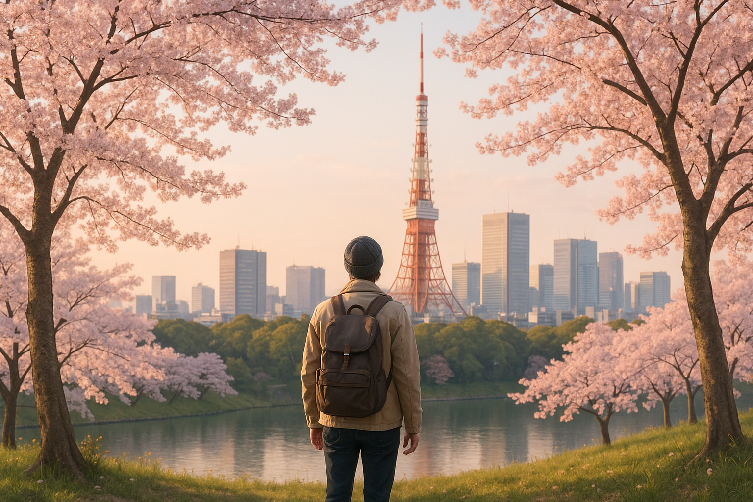 Tokyo Cherry Blossom Traveler
